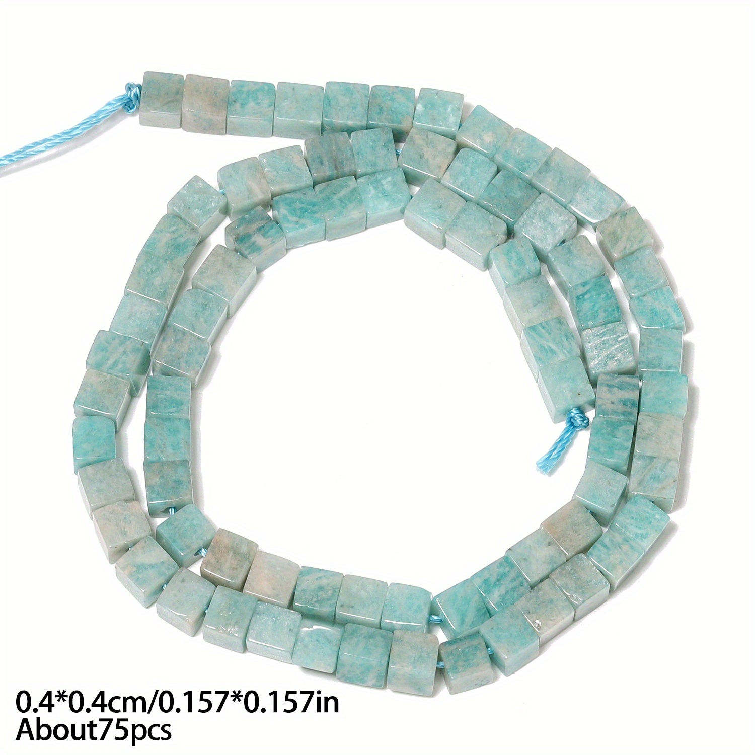 Natural Stone Cube Beads for DIY Jewelry Making